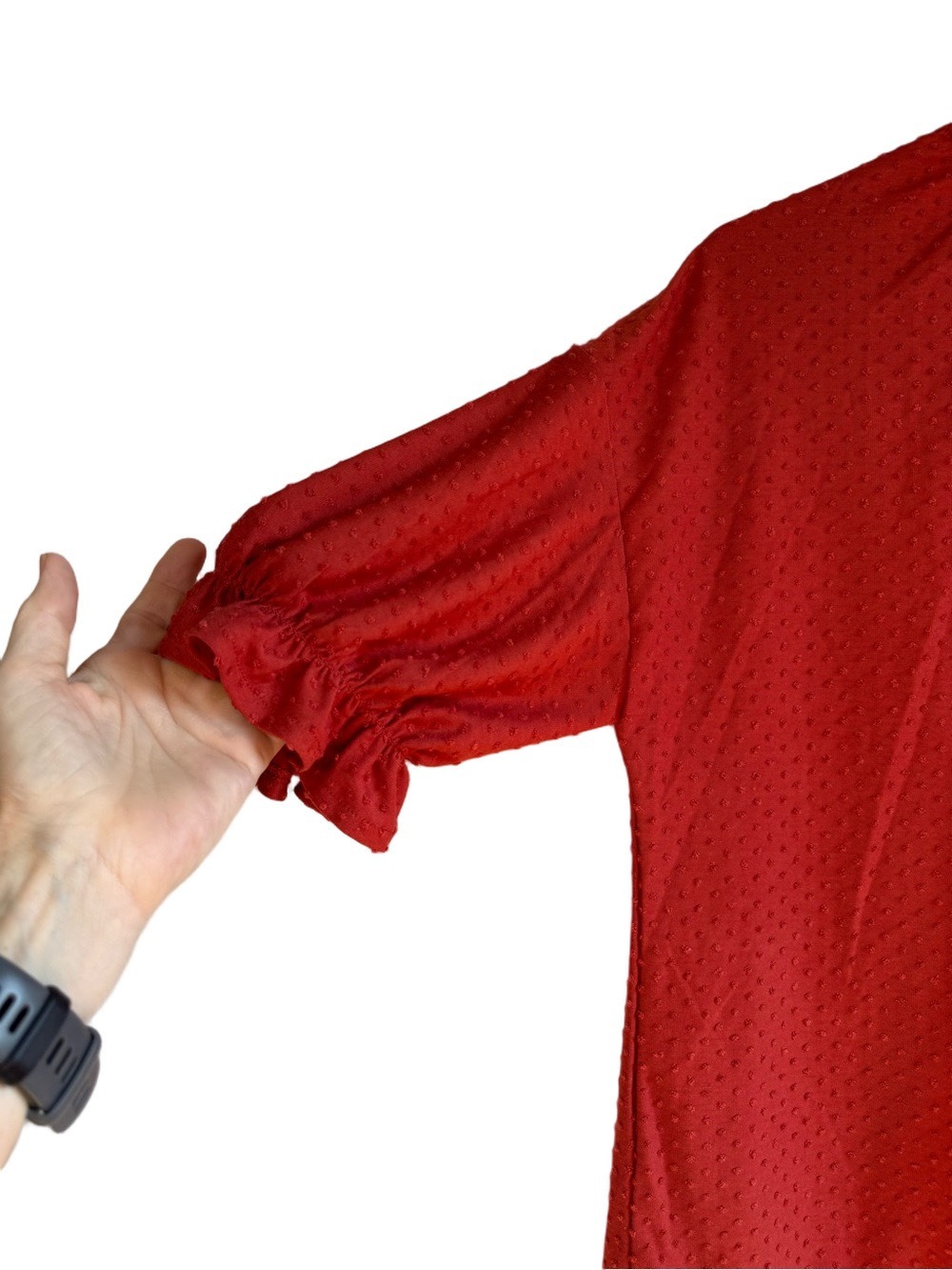 ☀️ MADEWELL Textured Smocked Sleeve Blouse - Picture 6 of 12